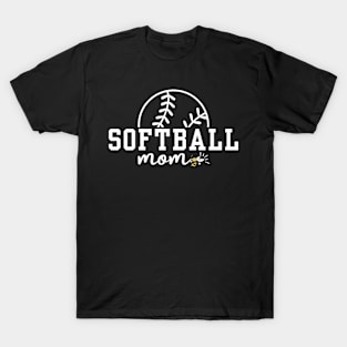 Softball Mom Yellow Jacket T-Shirt